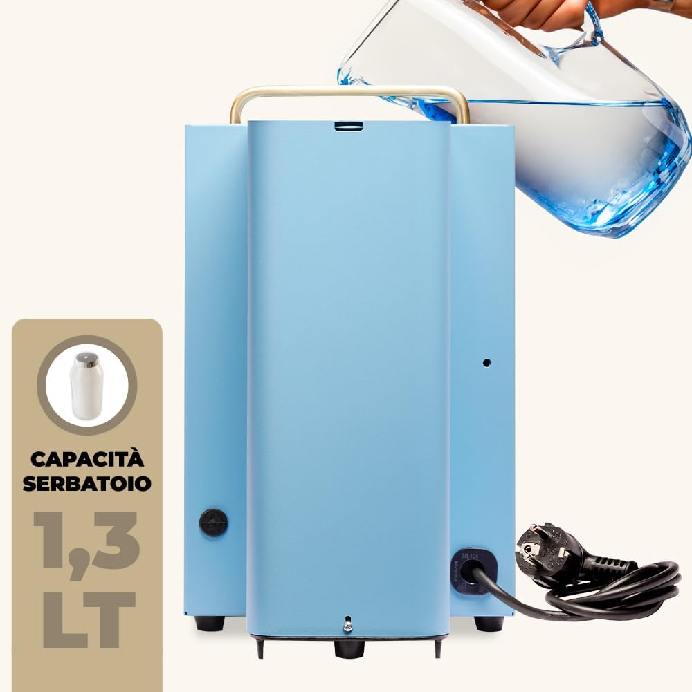 Cafetera Faber PRO Total Deluxe de latón, papel ESE de 44 mm, 1,3 litros, (blanco)