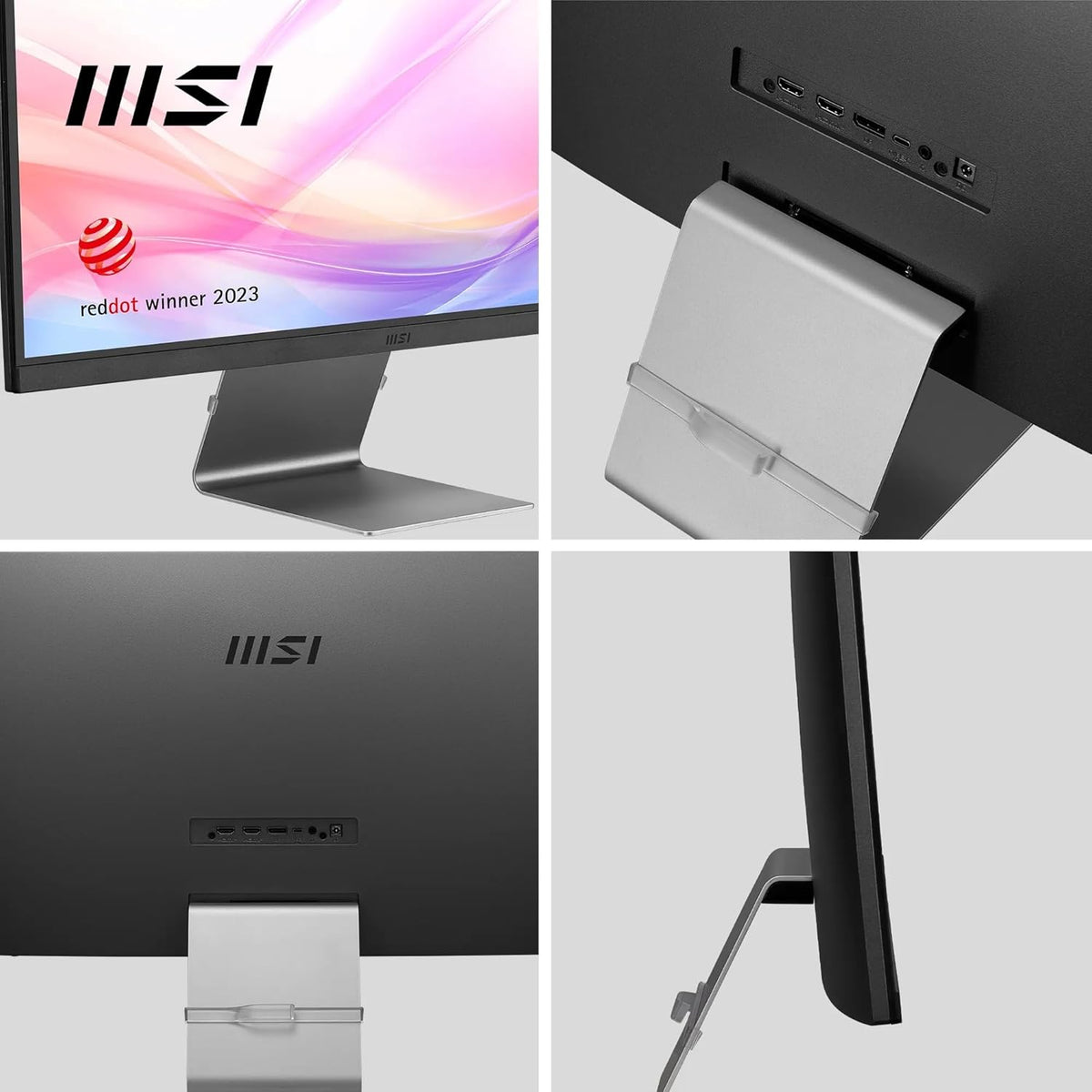 Monitor profesional MSI Modern MD271UL de 27" 4K UHD - Panel IPS, 3840x2160, 60Hz, confort ocular, gama de colores 99% DCI-P3 / 139% sRGB - HDMI 2.0b, DisplayPort 1.2a, USB tipo C