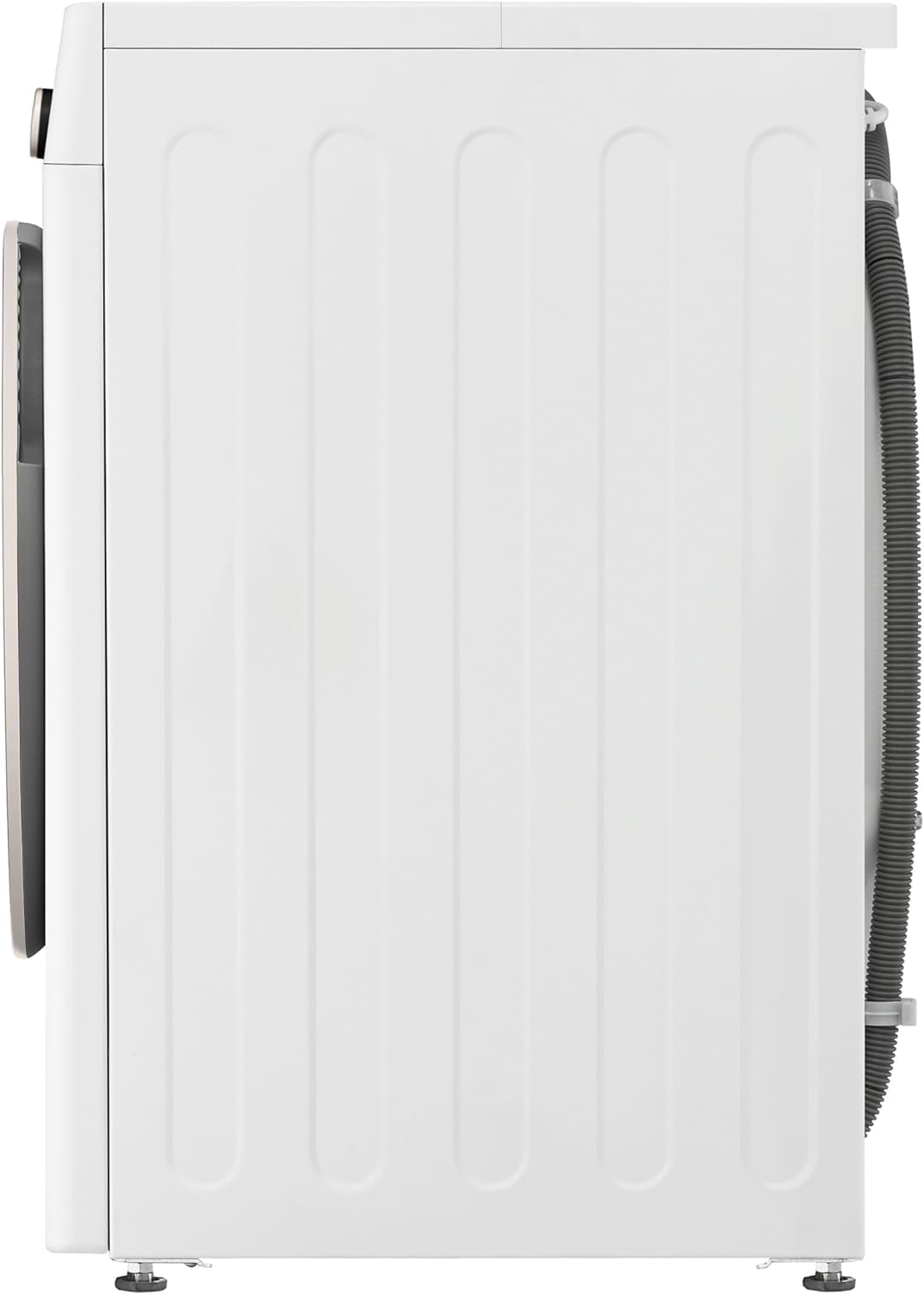 LG F4WV7080, Clase A, lavadora de carga frontal 8 kg, 1400 rpm, AI Direct Drive, Wi-Fi, limpieza profunda con vapor, gran capacidad, TRIPLE A, puerta exterior de cristal templado, 62 x 60 x 85 cm, blanco