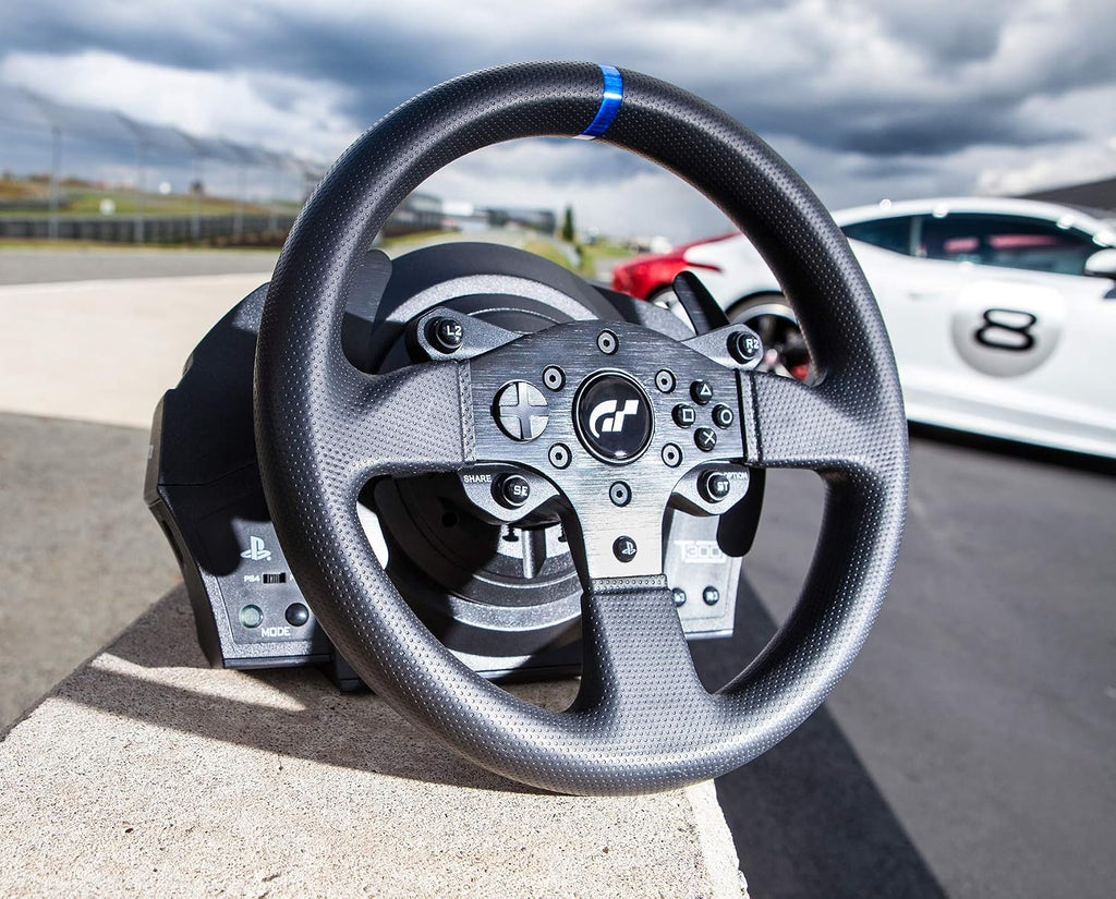 Volante de carreras T300 RS GT Edition Force Feedback 1080°, volante extraíble, 3 pedales, USB, compatible con PC, PS4 y PS5