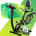 Tretmann NUEVA Bicicleta estática plegable 3 en 1 - extra silenciosa y cómoda - [SoftFoam] probada por DEKRA - con acceso bajo, bicicleta ergómetro para el hogar, bicicletas de fitness plegables