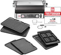 Braun MultiGrill 9 Pro CG 9167, parrilla de contacto con placas de grill, plancha y gofrera, y termómetro, posiciones de cocción: contacto, barbacoa, horno, placas aptas para lavavajillas, función Boost hasta 265°
