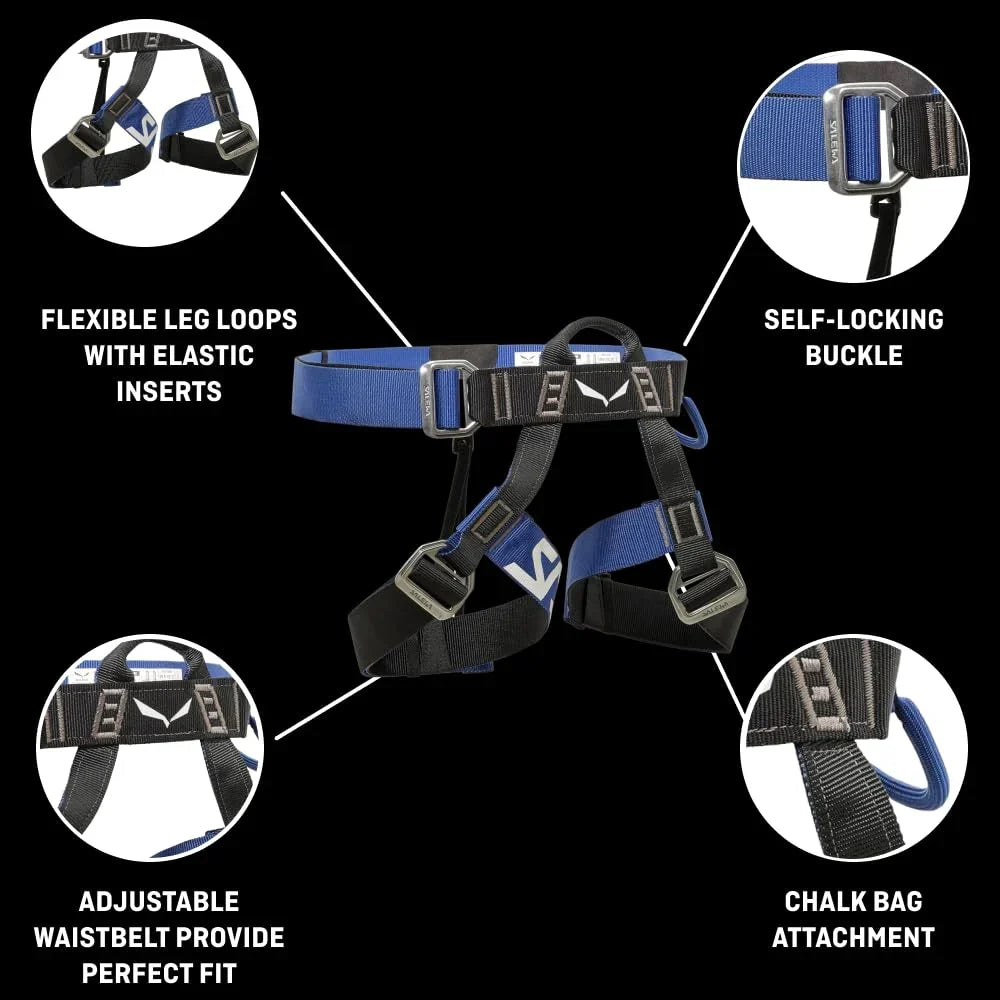 Set de ferrata Salewa Attac Evo Toxo 3.0, equipo de seguridad, montañismo, alpinismo, escalada