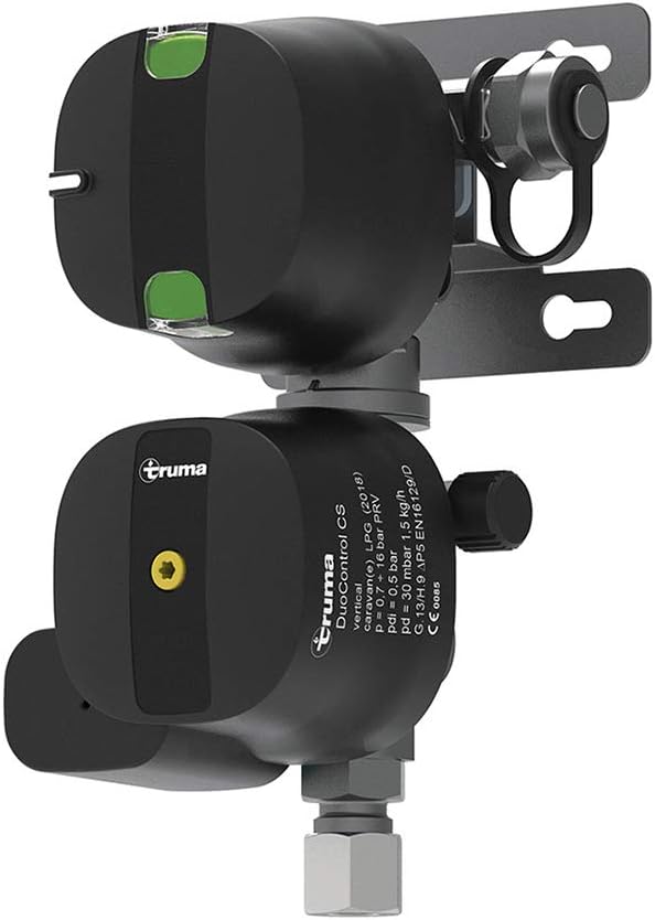 Set completo de regulador de gas para camping Truma DuoControl CS 30 mbar vertical