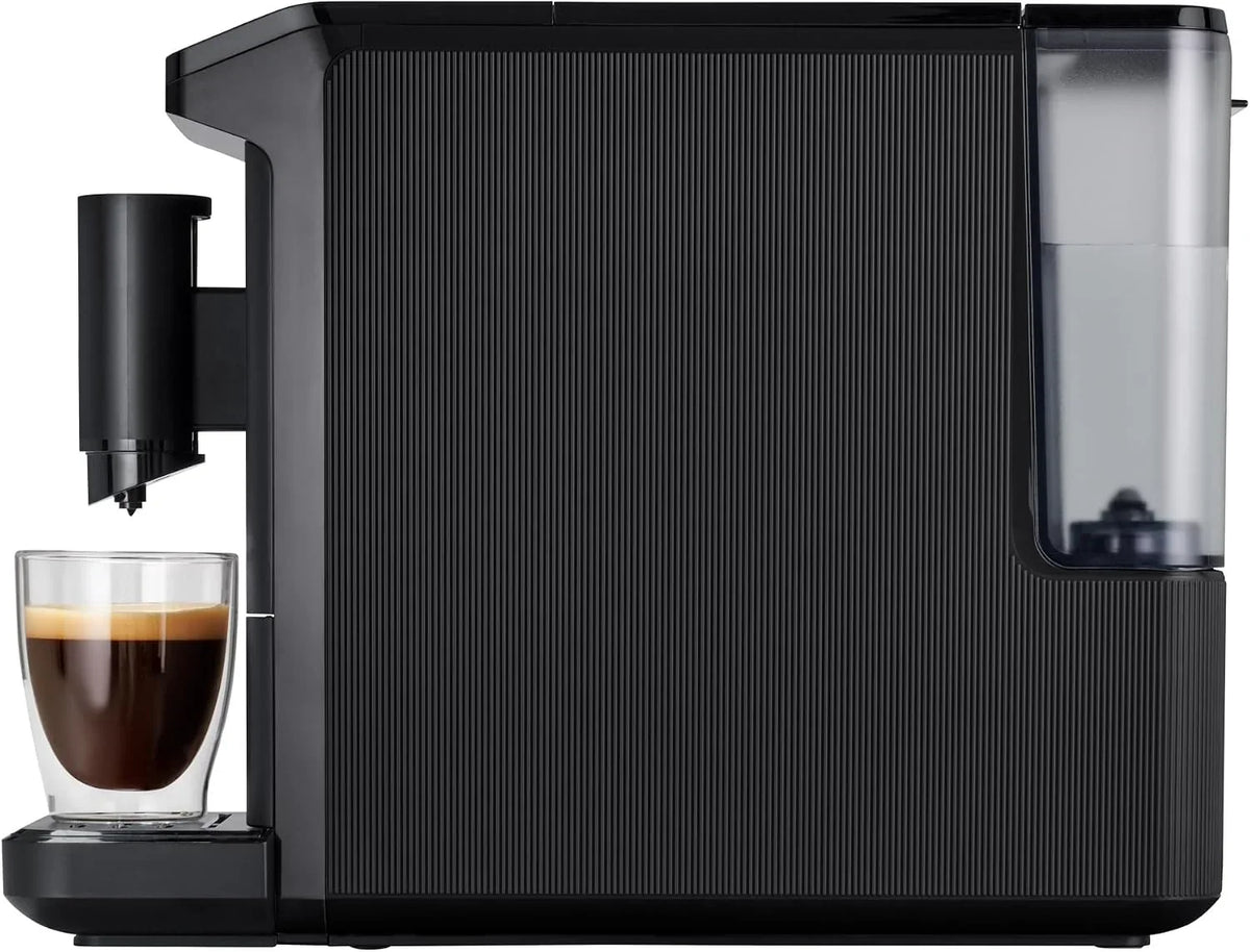 Cafetera automática Esperto mini MSA23107 para espresso y café crema, 16 cm de ancho, compacta, depósito de granos de 1,1 L