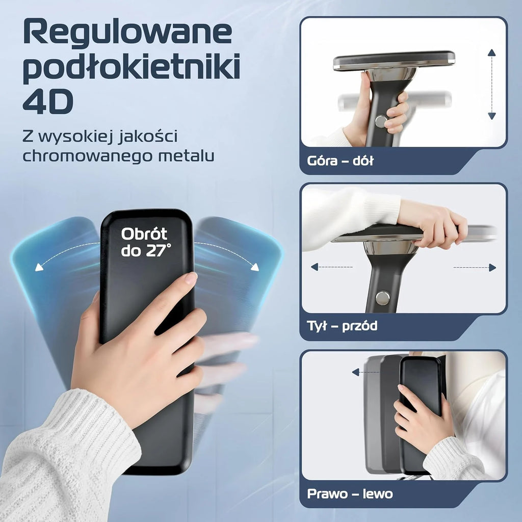 CLOUVOU CleverSeat Ergonomiczne krzesło biurowe [NR 1 W RANKINGU]