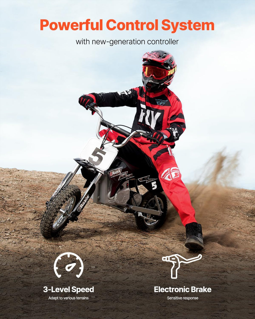 VEVOR Kit de motor eléctrico sin escobillas, 500 W, motor eléctrico de CC para karts, 36 V 3000 rpm, con controlador de velocidad y kit de acelerador, para bicicleta eléctrica, motocicleta, scooter