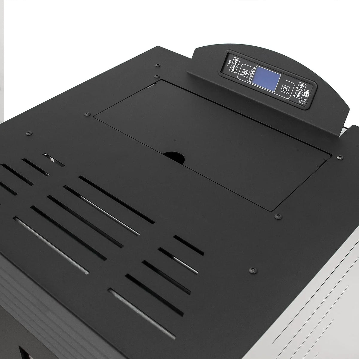 STUFE A PELLET ITALIA California 10 KW WiFi | Piecyki na pellet 90% wydajności Ogrzewa 80m² Autonomia 20 godz. Programowalne sterowanie WiFi 5 prędkości i mocy Kompaktowa konstrukcja 24M