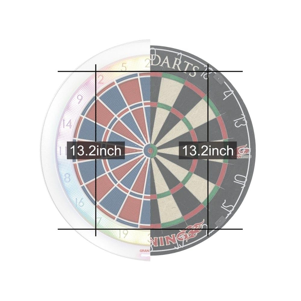Diana electrónica inteligente GranBoard 132, tamaño de torneo, color negro, con conectividad a la aplicación y modos multijugador