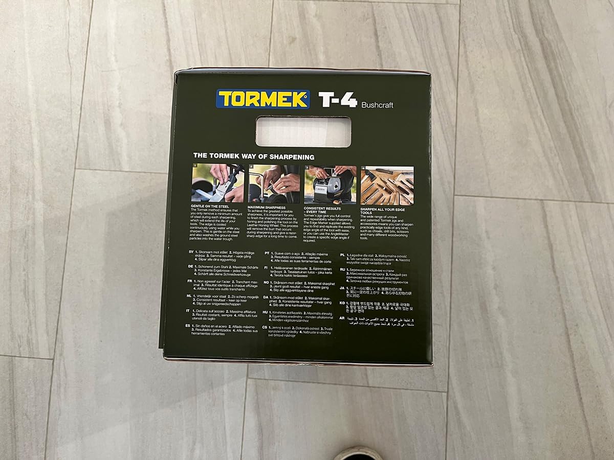 Tormek - Afiladora T-4 Bushcraft - Actualización 2024 con AX-40