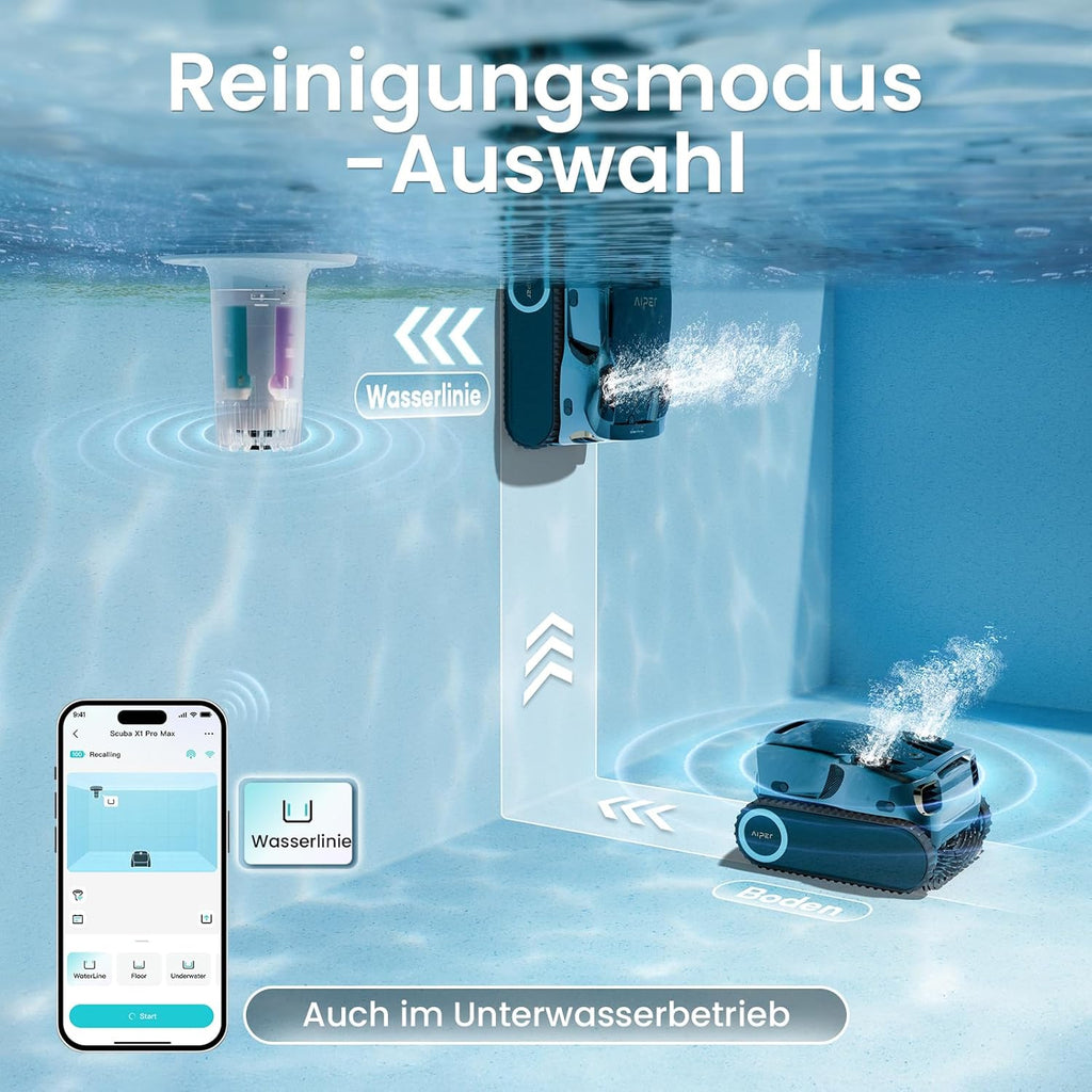 AIPER HydroComm Pro Medidor Digital de Agua para Piscinas – Monitor Inteligente para Piscinas con App y Conexión en Tiempo Real a Limpiafondos, Análisis de Agua 5 en 1 (pH, ORP, EC, TDS, Temperatura)