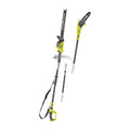 RYOBI Combo 2 en 1 Podadora de 20 cm + Cortasetos de pértiga de 45 cm 18V ONE+