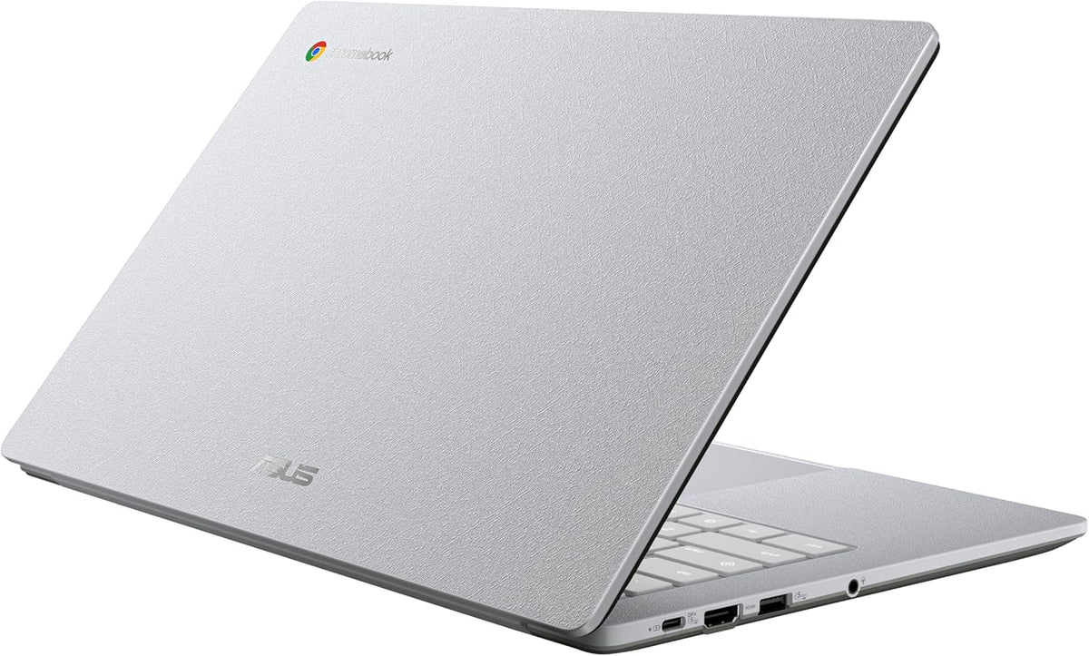 ASUS Chromebook Plus CX1405CTA-S60060 Portátil de 14 pulgadas FHD 60Hz (Procesador Intel Core 3-N355 3.9 GHz, 8GB LPDDR5, 128GB eMMC, Gráficos Intel UHD) ChromeOS – Teclado AZERTY