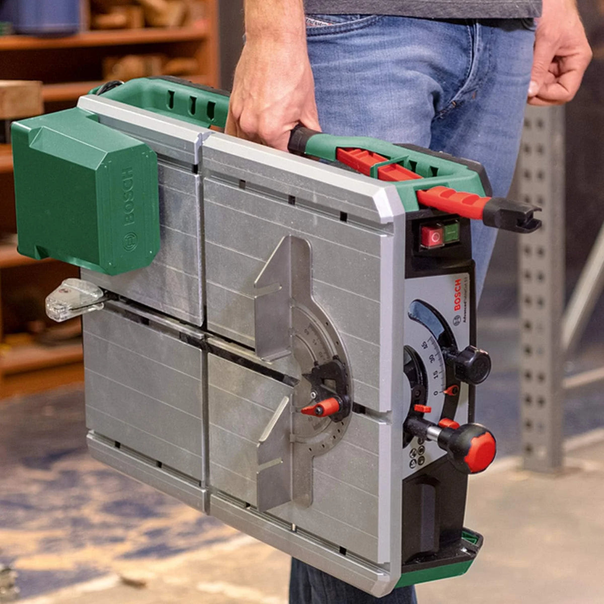 Bosch Home and Garden Piła stołowa AdvancedTableCut 52 (550 W, NanoBlade Wood Basic 65, 8,5 kg, w kartonie)