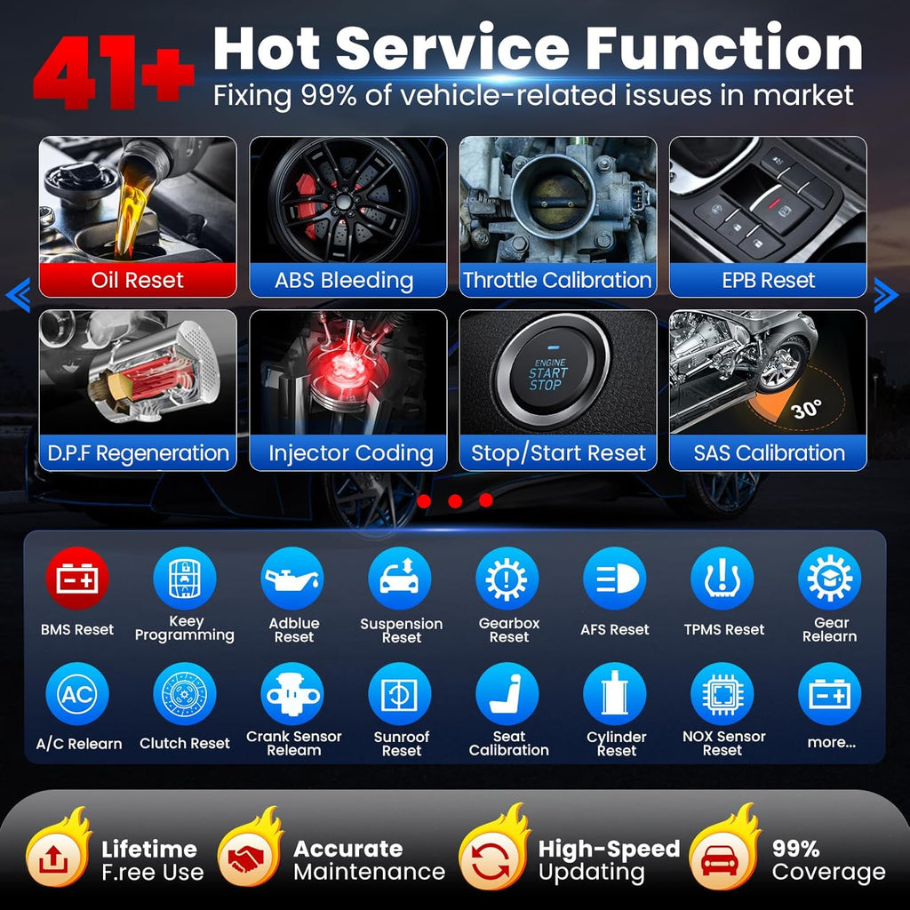 LAUNCH X431 PRO3S+ Elite Maletín de diagnóstico automático SmartlinkC2.0 J2534 Diagnóstico de coche bidireccional, topología OE, más de 41 funciones de mantenimiento, codificación de ECU, diagnóstico remoto inteligente, CANFD/DOIP/J2534