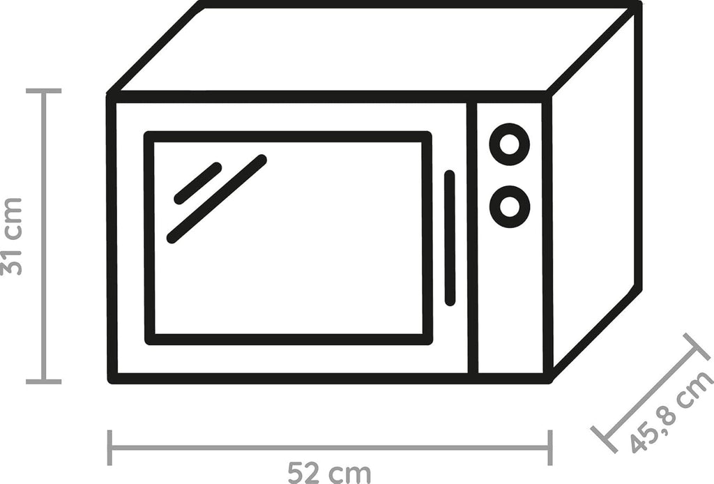 Bauknecht MW 49 SL Horno microondas independiente/ Microondas 800 vatios/ Grill de cuarzo 900 vatios/ Aire caliente 1700 vatios/ Función de cocción al vapor incl. recipiente de vapor