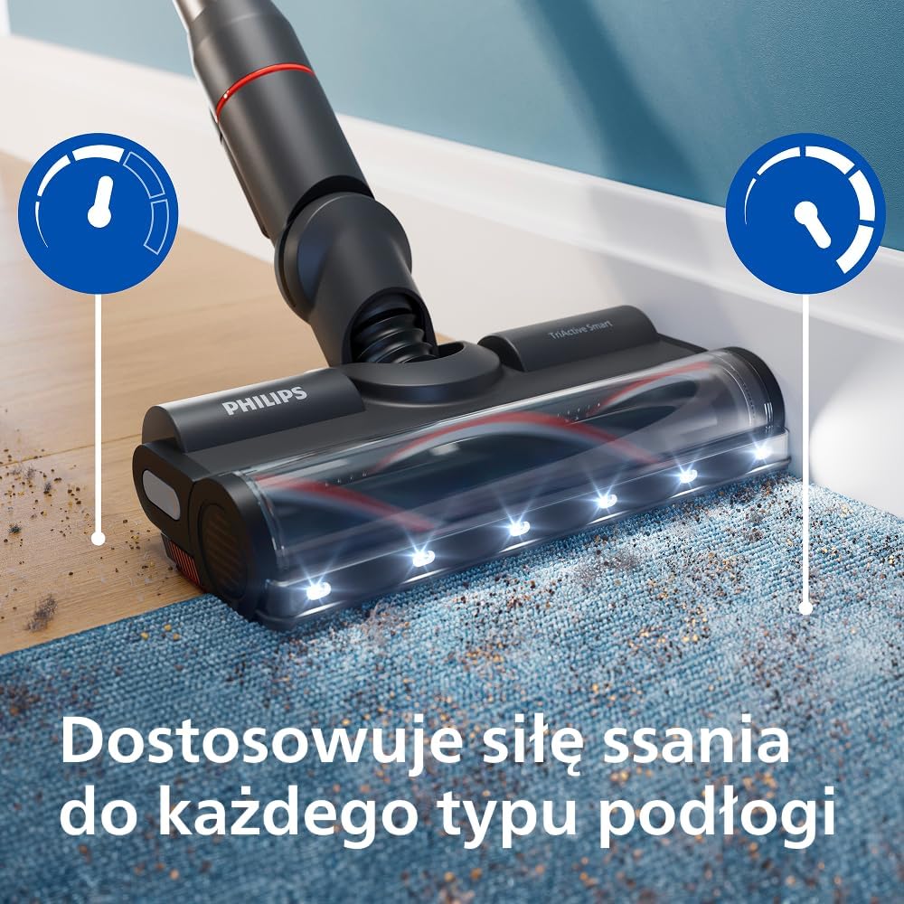 Philips SpeedPro Max Odkurzacz Pionowy serii 7000, Ssanie 360°, Do Sierści