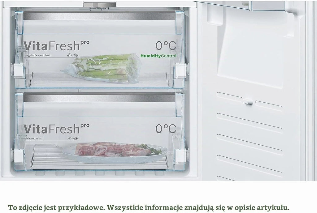 Bosch KIF41ADD0 lodówka do zabudowy, płaski zawias, oświetlenie LED