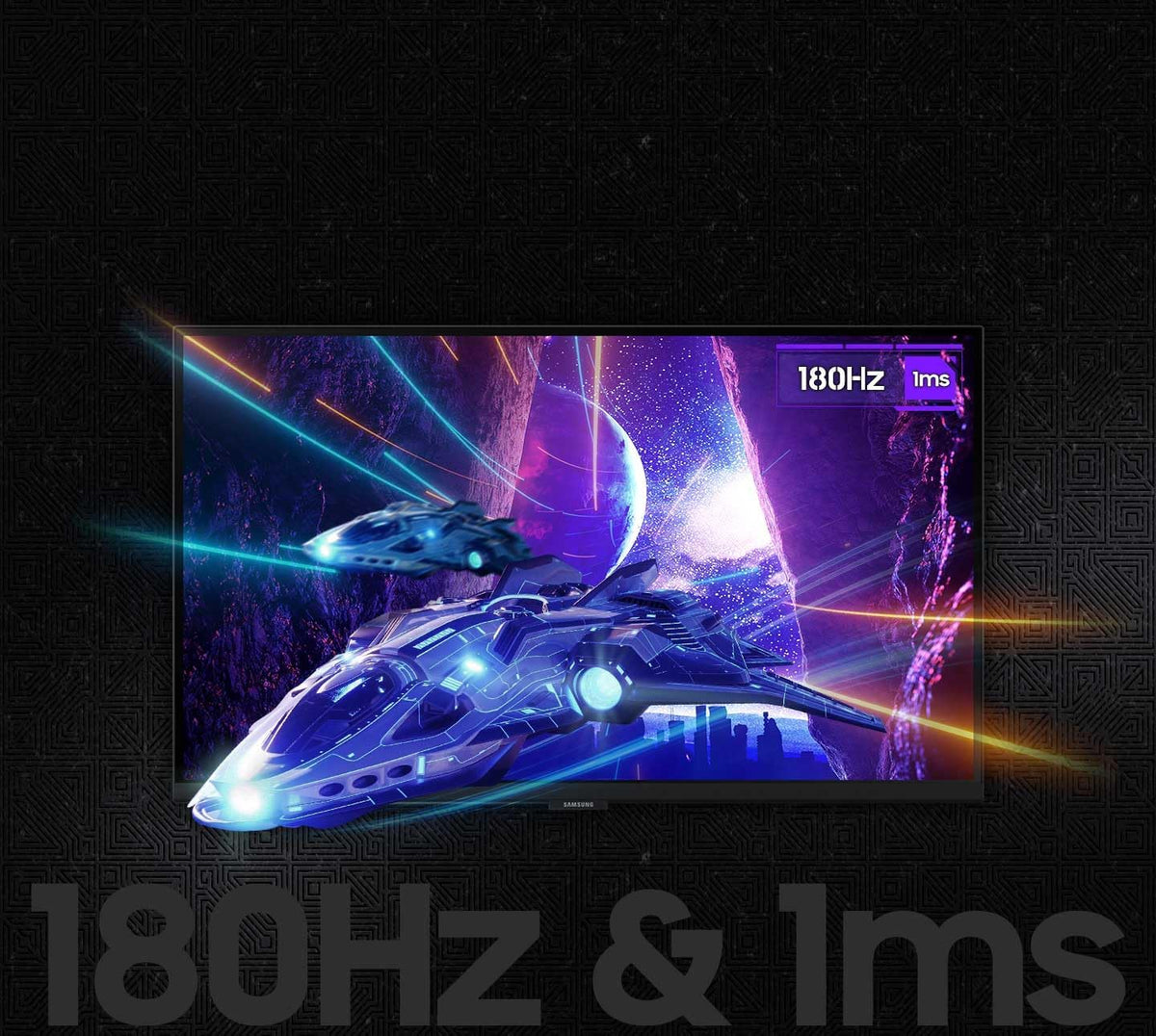 Monitor Samsung Odyssey G50D 32'' 180Hz, 1ms, Panel Fast IPS, Resolución QHD: 2560x1440, Contraste 1000:1, AMD FreeSync, Auto Source Switch +, HDR400, Base ajustable, DisplayPort, HDMI, LS32DG502EUXEN
