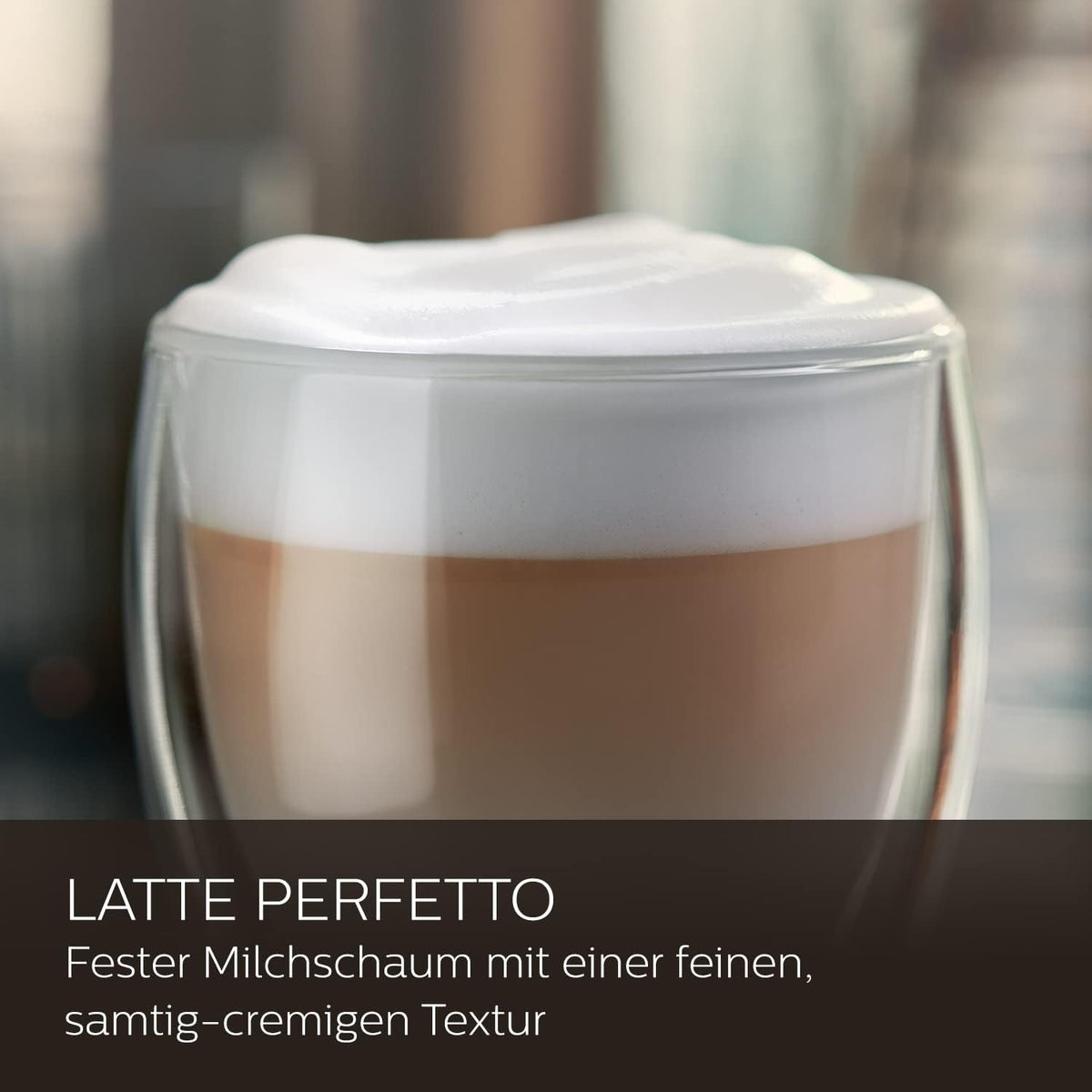 Cafetera superautomática Saeco GranAroma con 16 variedades de café, pantalla a color intuitiva, 4 perfiles de usuario, molinillo de cerámica, acero inoxidable negro (SM6585/00)