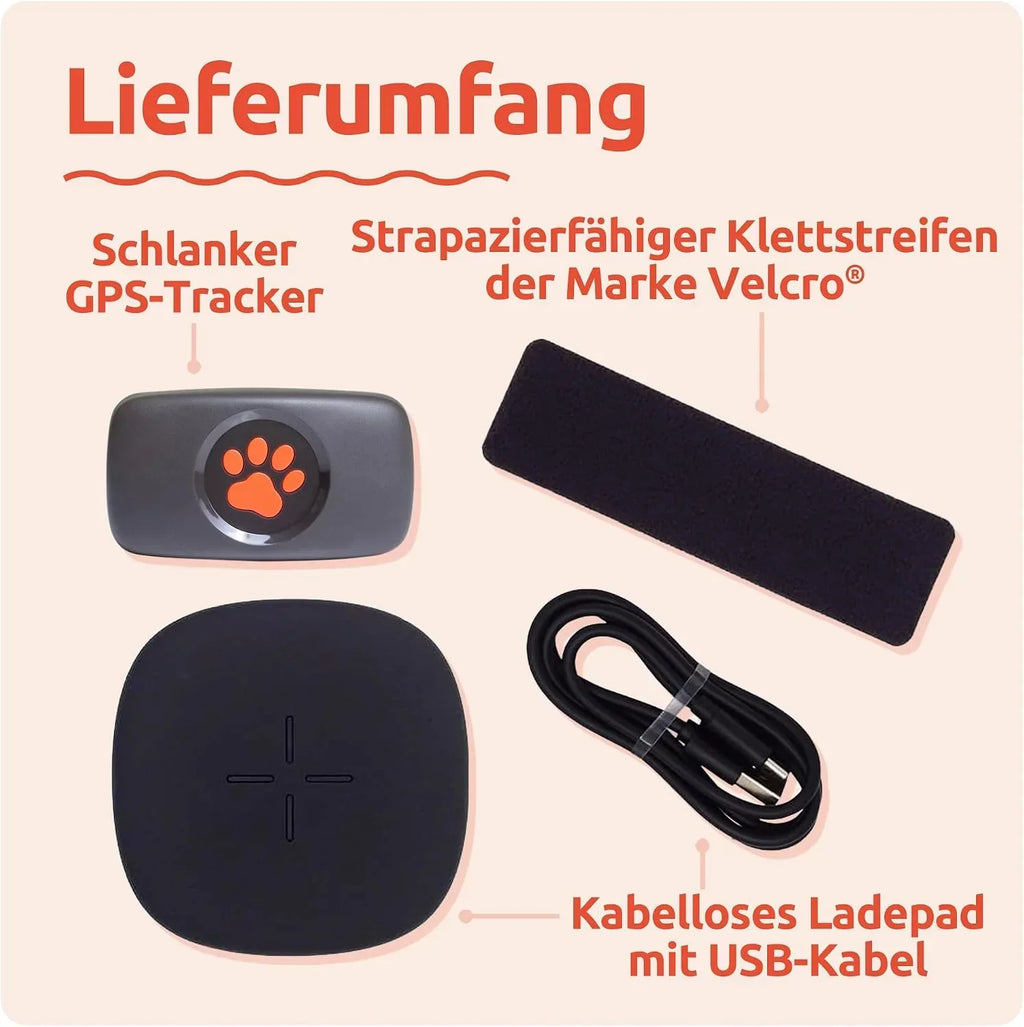 Rastreador GPS para perros sin suscripción, localización por satélite, seguimiento de ubicación en tiempo real, resistente al agua, universal para collar