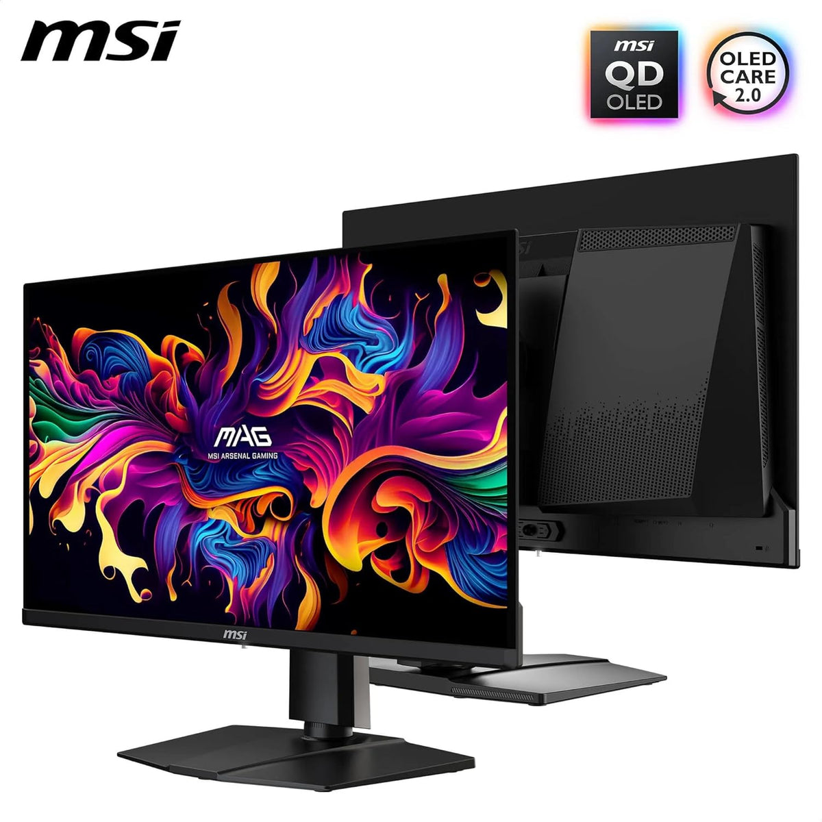 Monitor Gaming MSI MAG 271QP QD-OLED de 26,5" WQHD - Panel Quantum Dot OLED 2560 x 1440, 240Hz / 0,03ms, 99% DCI-P3, ΔE≤2, DisplayHDR True Black 400 - DP 1.4a, HDMI 2.1