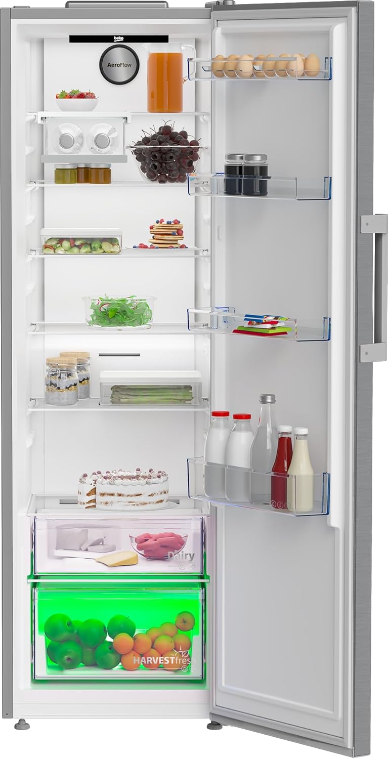 Frigorífico | Libre instalación | Una puerta todo útil | Ventilador de refrigeración BEKO - B3RMLNE444HXB