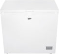 Congelador horizontal Beko CF200CWN, arcón congelador, 198 l de capacidad útil, 1 cesta para congelados, función de congelación rápida, ruedas de transporte, sistema de indicador LED, 40 dB(A), blanco