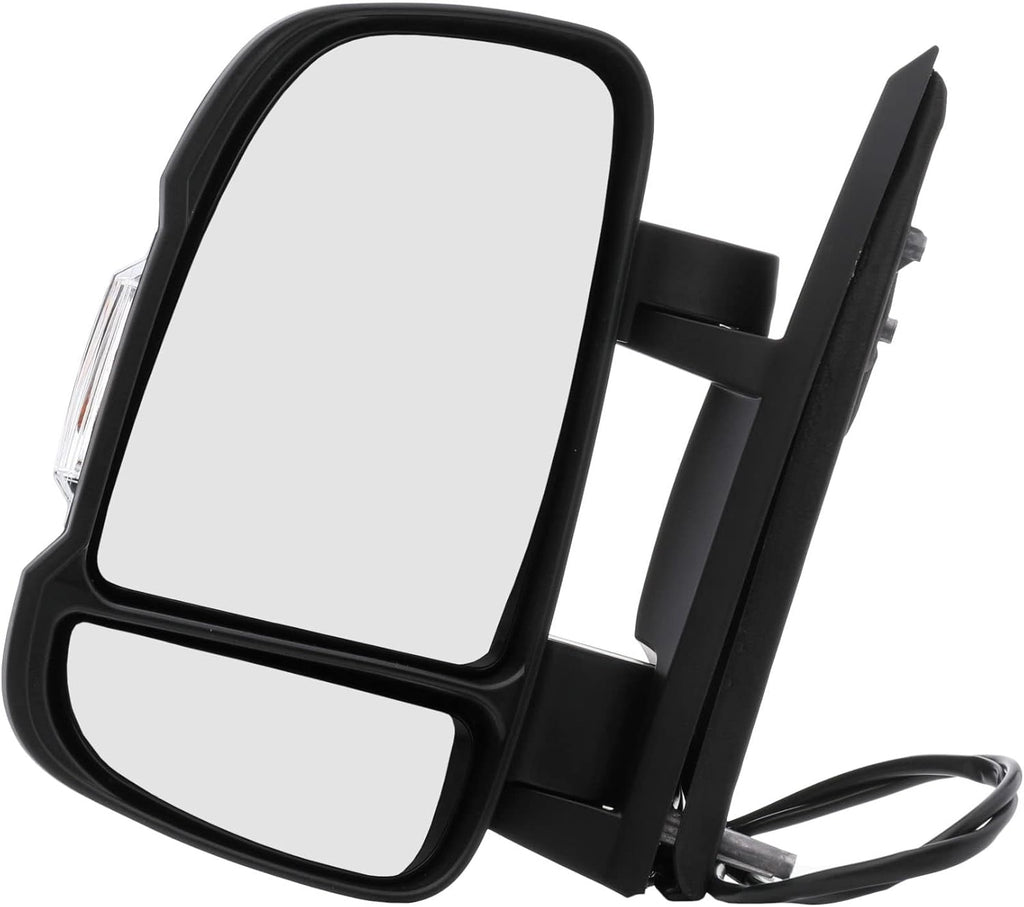 RIDEX 50O0614 Espejo retrovisor exterior, espejos completos, convexo, para ajuste eléctrico, calefactable, con sensor de temperatura, con espejo gran angular, brazo corto, lado izquierdo