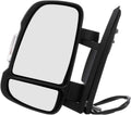 RIDEX 50O0614 Espejo retrovisor exterior, espejos completos, convexo, para ajuste eléctrico, calefactable, con sensor de temperatura, con espejo gran angular, brazo corto, lado izquierdo