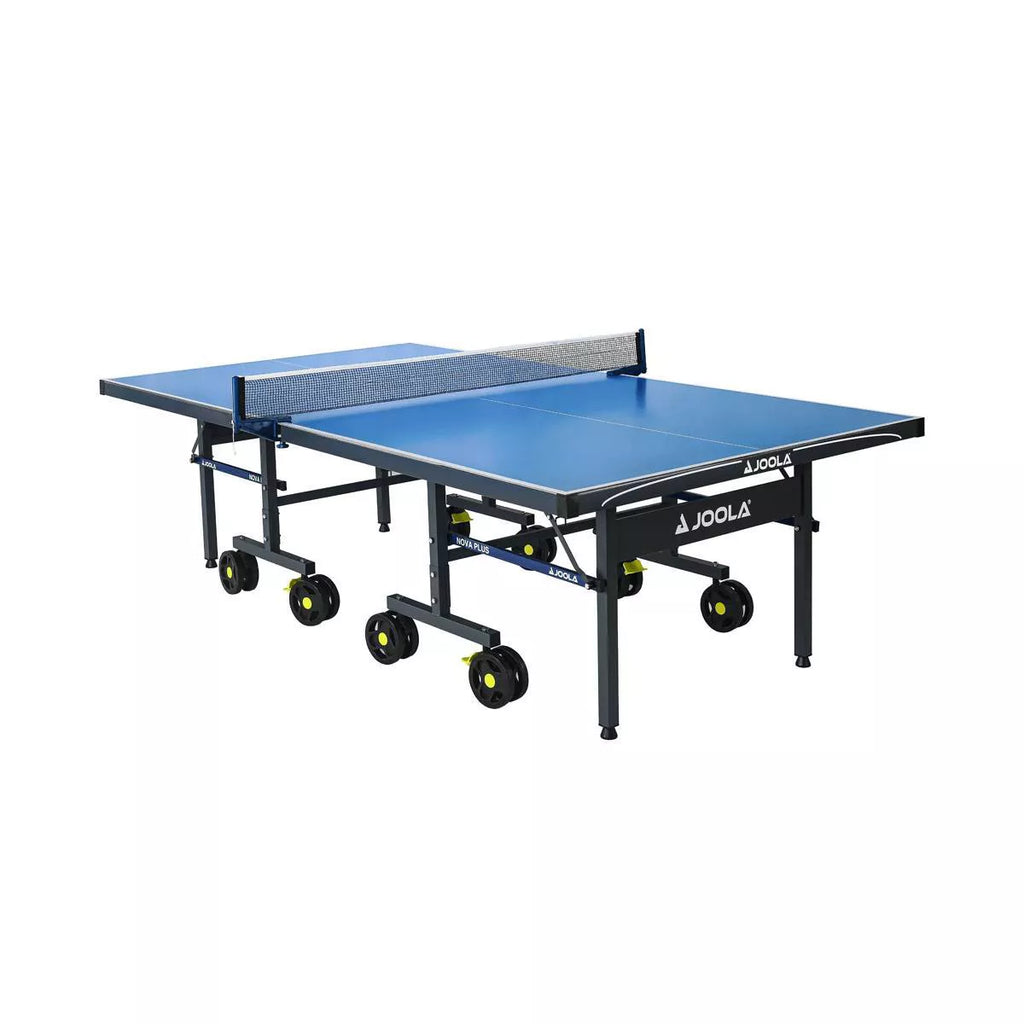 Mesa de Ping-Pong para Exteriores JOOLA Nova Pro Plus con Red Impermeable, 9x5 pies, Plegable, Superficie de Aluminio