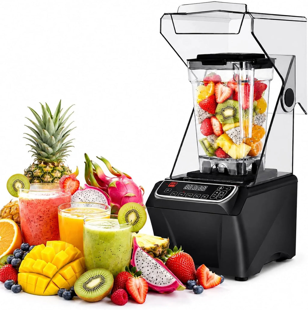 Blender Wysokoobrotowy 2000W, 2L, 38 000 obr./min, Ostrza Inox PC