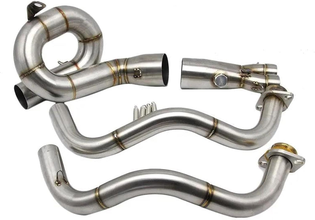Tubo de enlace para sistema de escape completo de motocicleta para Yamaha MT07, MT-07, Tracer, XSR 700 (2015-2024) Silenciador de escape de moto