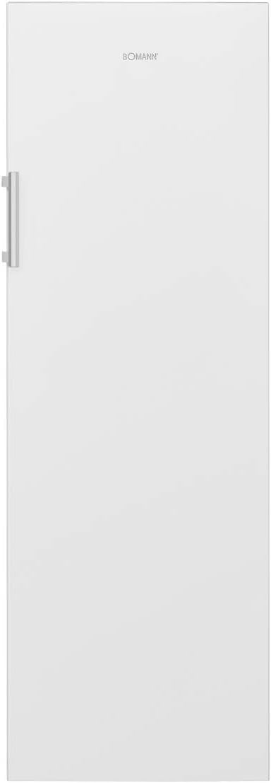 Congelador vertical Bomann No Frost de libre instalación, 194 litros de capacidad neta | No Frost: nunca más tendrá que descongelar - Función de congelación rápida y sistema MultiAirflow | Bisagra de puerta reversible | GS 7326.1