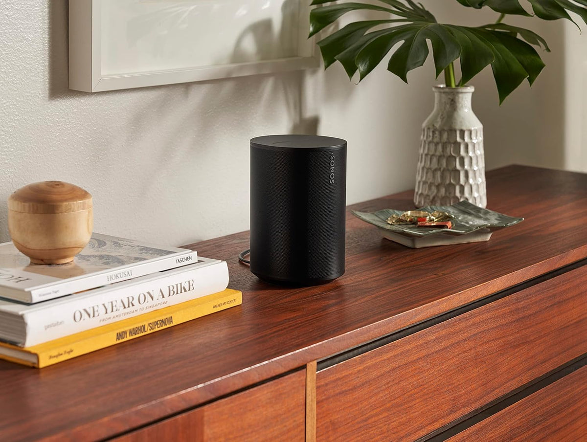 Sonos Era 100 | Altavoz inteligente con Wi-Fi, Bluetooth, compatible con Alexa - Negro