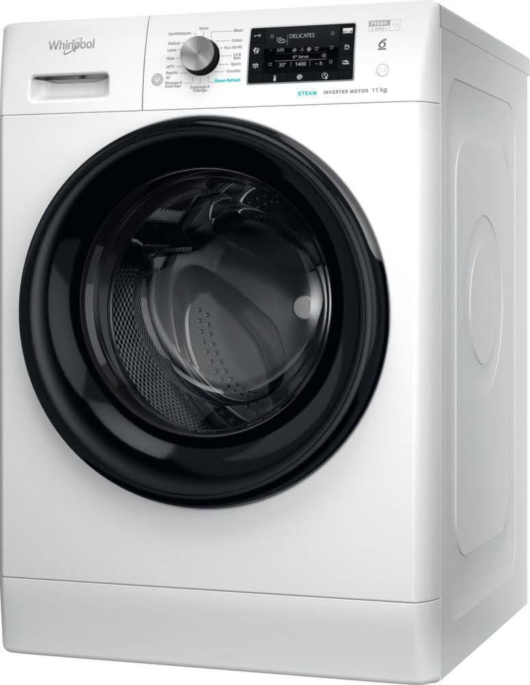 Lavadora Whirlpool FFDD 11489 BV FR de carga frontal, 11 kg, 1400 rpm, blanca