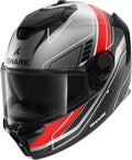 SHARK, Casco de moto integral Spartan GT Pro TORYAN Gris / Rojo ARK, XL