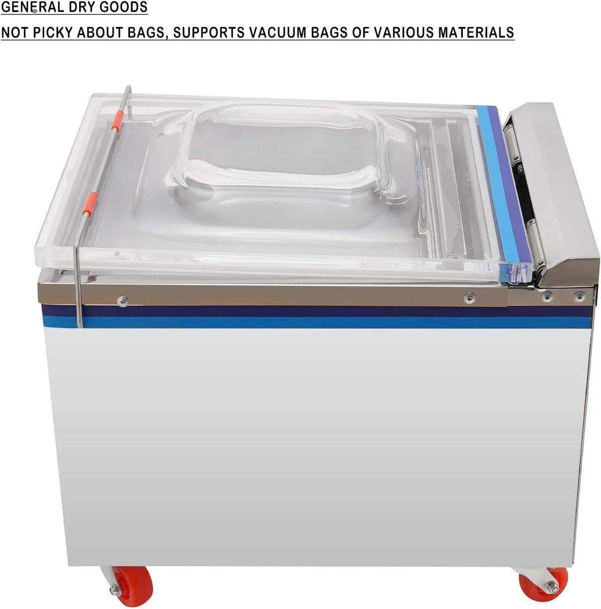Pakowarka Próżniowa Komorowa, Automatyczna Pakowarka Próżniowa Komercyjna O Mocy 360 W Ze Stali Nierdzewnej, Długość Zgrzewania 32 Cm, Regulacja Czasu, Do Towar