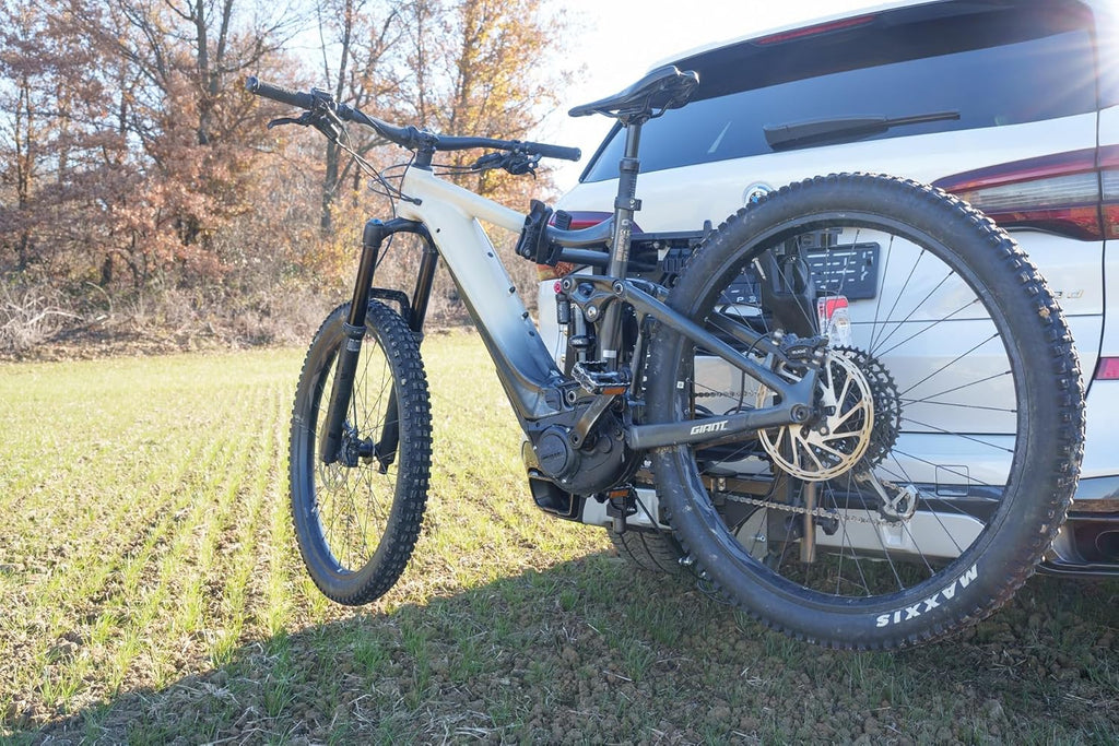 Portabicicletas Farad Susa para bola de remolque, apto para bicicletas, E-Bikes y Fat-Bikes (2 bicicletas), Negro