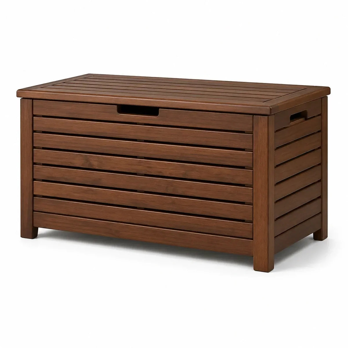 Caja de jardín de madera marrón 120x50x60 cm