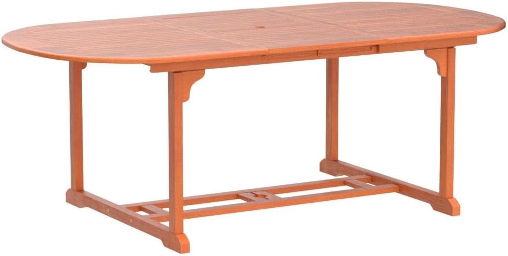 Mesa de jardín Casaria® resistente a la intemperie, con certificación FSC®, 200x100 cm