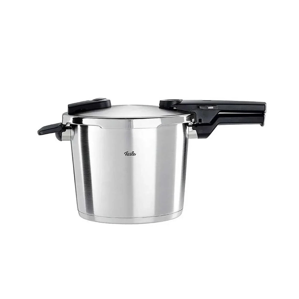 Olla a presión Vitaquick Premium 6 L de acero inoxidable, 22 cm, con cestillo perforado, 2 niveles de cocción, apta para inducción