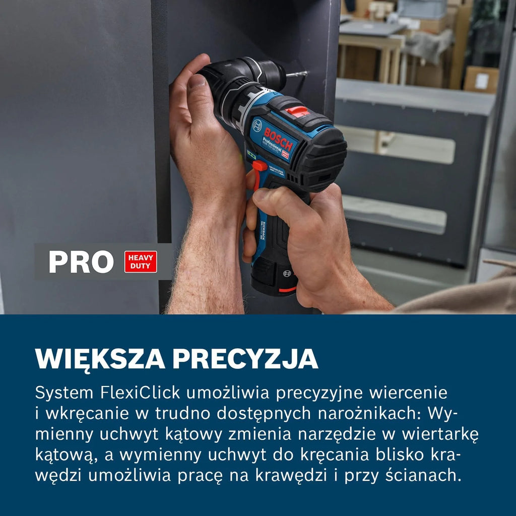 Bosch PRO 12V System Wiertarko-wkrętarka akumulatorowa GSR12V-32FC