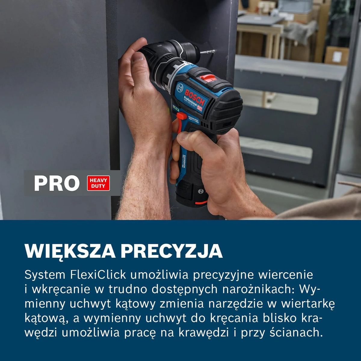 Bosch PRO 12V System Wiertarko-wkrętarka akumulatorowa GSR12V-32FC