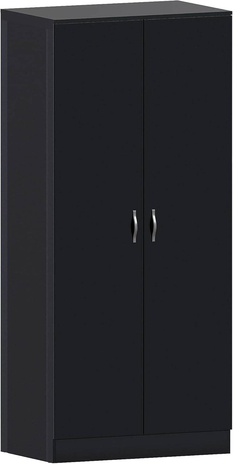 Armario de 2 puertas Vida Designs Riano, negro (2)