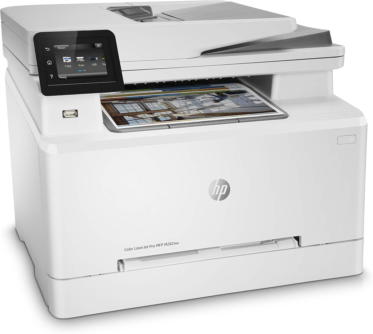 Impresora multifunción láser a color HP Color LaserJet Pro MFP 3302fdwg, fax, impresión automática a doble cara, pantalla táctil, Wi-Fi, Ethernet, USB, HP Wolf Pro Security