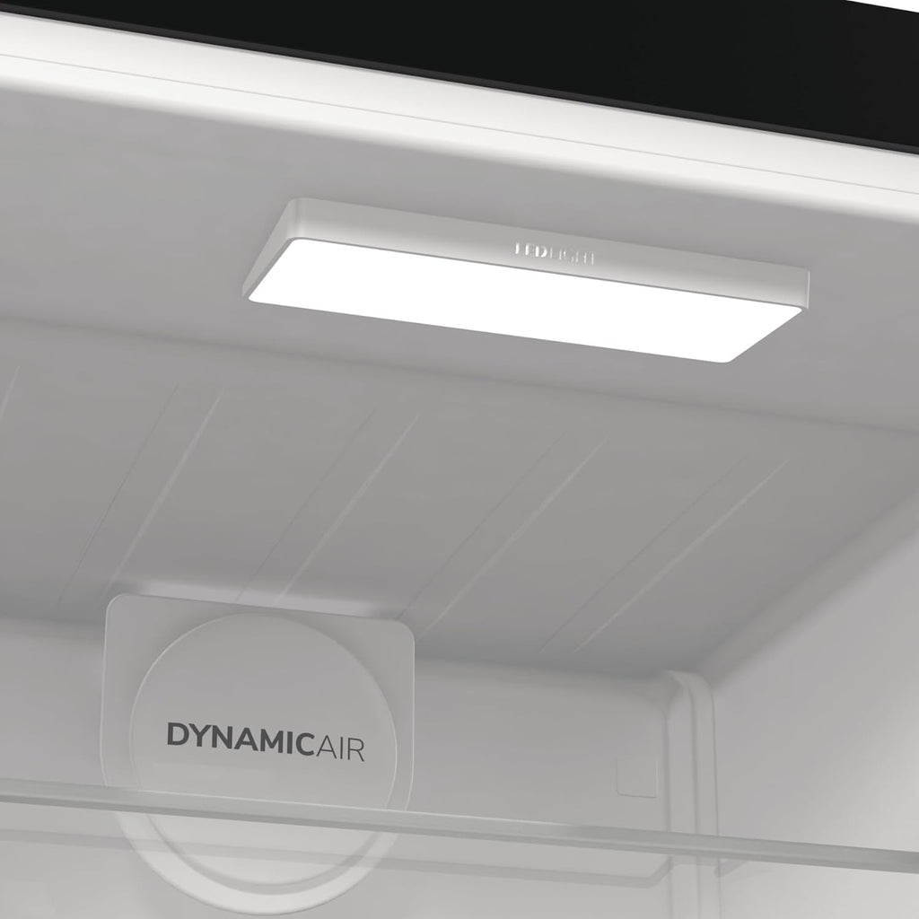 Frigorífico Gorenje R 619 DAXL6/AdaptTech/FreshZone/Función de enfriamiento rápido/Sistema de refrigeración por circulación de aire/Pantalla LED / 398l / 185cm / Clase energética D/Acero inoxidable