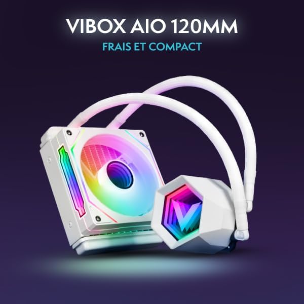 VIBOX PC Gamer Intel Core i7 12700KF 5,0 GHz Nvidia RTX 5070 12 GB 32 GB RAM 1 TB NVMe M.2 SSD Windows 11 WiFi Blanco