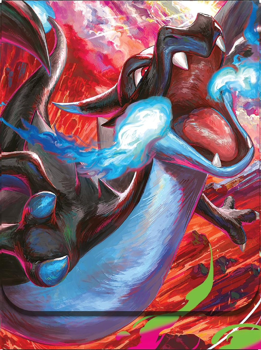 Pokémon: Colección Ultra Premium Mega Charizard X-ex de JCC Pokémon (dos cartas de promoción holográficas, 18 paquetes de mejora y accesorios premium)