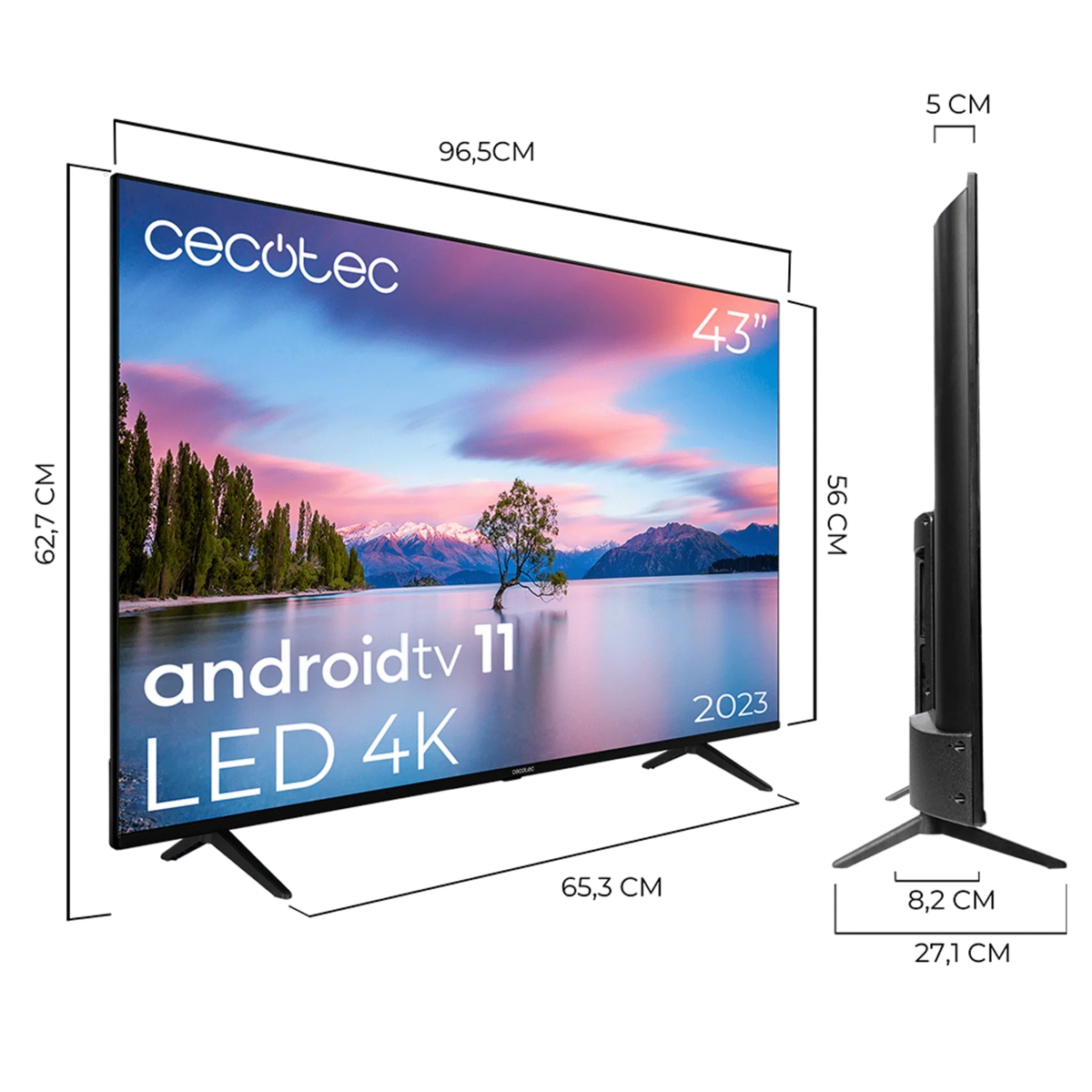 TV Cecotec serie A1 ALU10043S